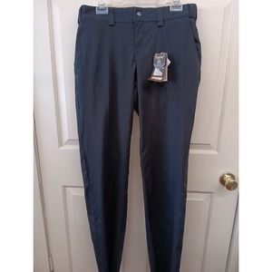 5.11 TACTICAL WOMENS CLASS A FLEX-TAC POLY WOOL TWILL PANTS SZ 8 BLACK UNHEMMED